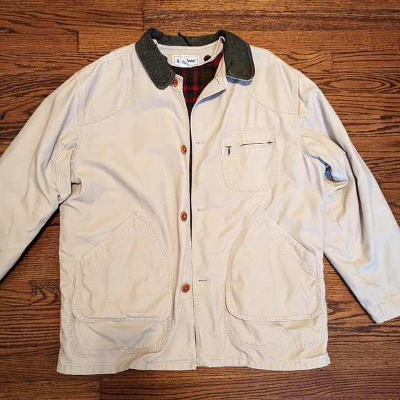 L.L. Bean Other - Men's Large L Regular L. L. Bean Barn Plaid Lined Barn Coat